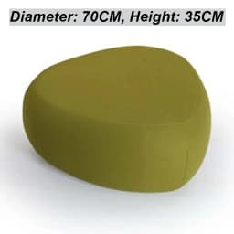 Nordic Stool Creative Ottoman Fashion Foot Stool Special-shaped Pebble Multifunctional Big Furniture for Home Portable Design