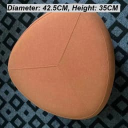 Nordic Stool Creative Ottoman Fashion Foot Stool Special-shaped Pebble Multifunctional Big Furniture for Home Portable Design
