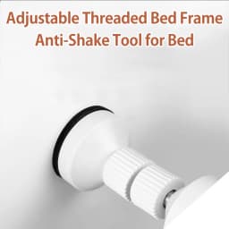 2Pcs Adjustable Threaded Bed Frame Anti-Shake Tool Self-adhesive Headboard Stoppers Telescopic Support Hardware Fasteners Tools