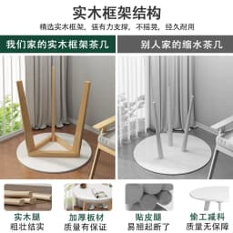 Nordic Coffee Table Simple Small Home Round Table Modern Balcony Simple Tea Table