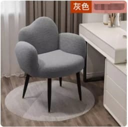 Makeup Stool Cream Style Makeup Chair Girls Bedroom Dressing Stool Light Luxury Simple Nail Chair Dressing Table Stool