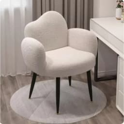 Makeup Stool Cream Style Makeup Chair Girls Bedroom Dressing Stool Light Luxury Simple Nail Chair Dressing Table Stool