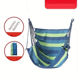 Outdoor Thickened Canvas Hammock/hammock accessories，Camping Outdoor Swing Net Hed Anti Rollover Striped Hanging Chair Hammock
