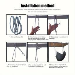 Outdoor Thickened Canvas Hammock/hammock accessories，Camping Outdoor Swing Net Hed Anti Rollover Striped Hanging Chair Hammock