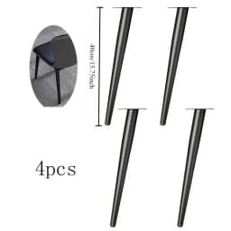 4pcs Furniture Leg Accessories Furniture Legs Metal Furniture Legs Replacement Living Room Bedroom Table Cabinet TV Stand Feet