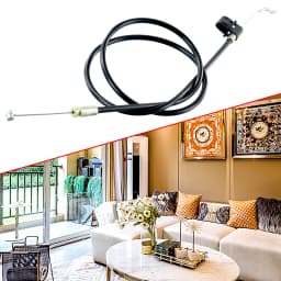 Easy to Install Replacement Recliner Cable for Couches and Lounges 97cm Total Length Plastic Sleeve and Wire Insert