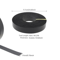 15m Hot Melt Adhesive Melamine Edge Banding for Plywood Table / Cabinet with Two Colors Optional, Pre-glued Veneer Edging