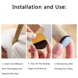 4PCS/lot Feet Glider Sliding Pads Home Furniture Sliders Furniture Gliders PTFE Floor Mover Pads For Household Protection