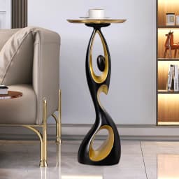 Modern Minimalist Corner Table Creative Living Room Sofa Side Table Small Home Coffee Table Artistic Floor Storage Rack