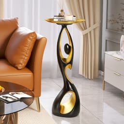 Modern Minimalist Corner Table Creative Living Room Sofa Side Table Small Home Coffee Table Artistic Floor Storage Rack
