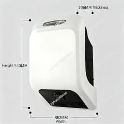 Commercial Humidifier Wall-mounted Spray Ultrasonic Air Humidifier Connect To Water Tap Air Purifier Diffuser Mist Maker Fogger