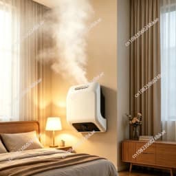 Commercial Humidifier Wall-mounted Spray Ultrasonic Air Humidifier Connect To Water Tap Air Purifier Diffuser Mist Maker Fogger