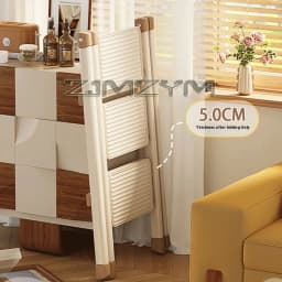 2-3 Step Folding Ladder Chair Carbon Steel High-Strength Kitchen Step Stool Multifunction Storage Shelf Flower Pot Stand