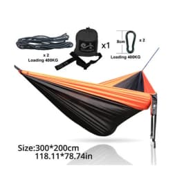 Parachute Cloth Hammock Outdoor Camping Swing 300 X 200 Double Person Extended and Widened Ultra Light Product