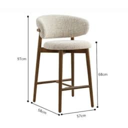 Bar Chair High Stool Household Living Room Bar Chair Pub Restaurant Fabric Chair High Backrest Soft Chair Barstool Counter Stool