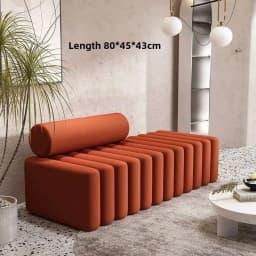 Light Luxury, Shoe Changing Stool, Household, Living Room, Stool, Sofa, Strip, Rest Stool, Bedroom, End of Bed, Stool