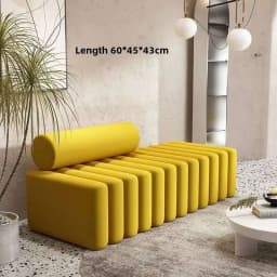 Light Luxury, Shoe Changing Stool, Household, Living Room, Stool, Sofa, Strip, Rest Stool, Bedroom, End of Bed, Stool