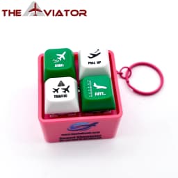 Genuine for Boeing 737 Airbus A320 EGPWS Warning Sound Simulator Warns Commercial Aircraft Route Pilot Crew Car Keychain
