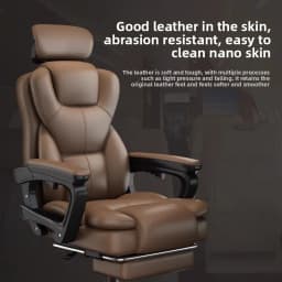 Boss Chair, Home Comfortable, Sedentary Living Room Computer Chair Business Office Chair Study, Backrest Reclining Sofa Bedroom