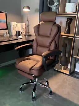 Boss Chair, Home Comfortable, Sedentary Living Room Computer Chair Business Office Chair Study, Backrest Reclining Sofa Bedroom