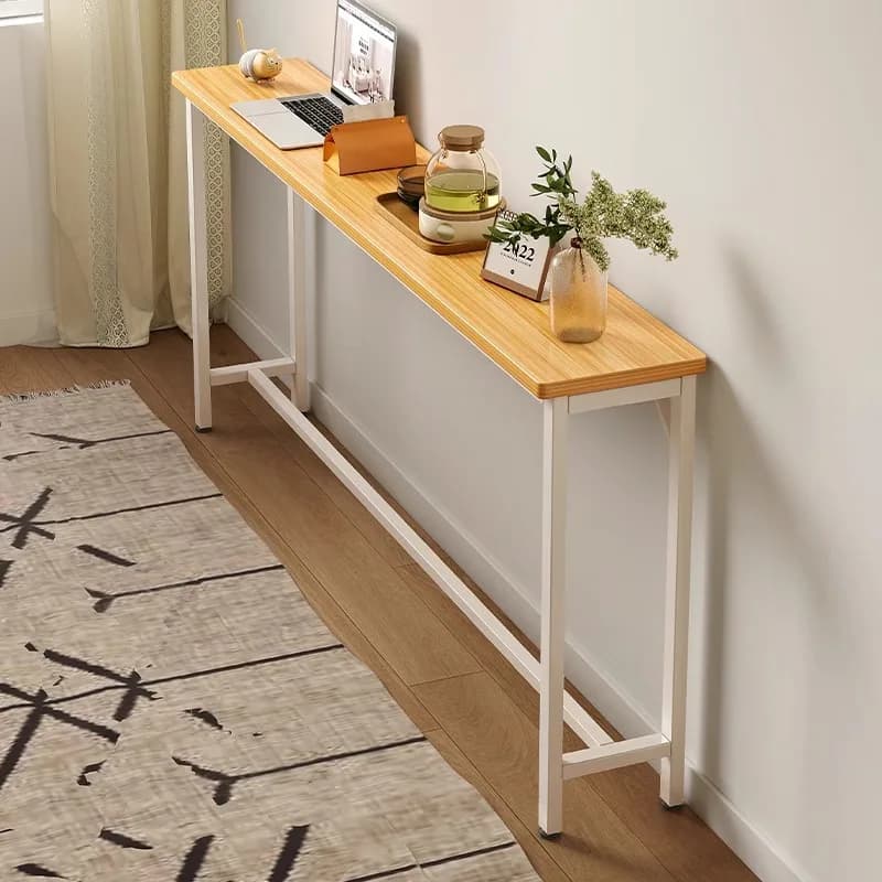 Slim Storage Shelf Against Wall for Bedroom Bedside Living Room Sofa Rear Long Frame Cabinet Bookcases Furniture Estanterías