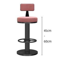 Style Nordic Metal Bar Stool Modern Telescopic High Quality Round Party Chairs White Luxury Soft Taburetes De Bar Furniture