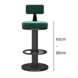 Style Nordic Metal Bar Stool Modern Telescopic High Quality Round Party Chairs White Luxury Soft Taburetes De Bar Furniture