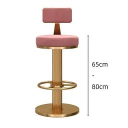 Style Nordic Metal Bar Stool Modern Telescopic High Quality Round Party Chairs White Luxury Soft Taburetes De Bar Furniture