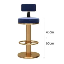 Style Nordic Metal Bar Stool Modern Telescopic High Quality Round Party Chairs White Luxury Soft Taburetes De Bar Furniture