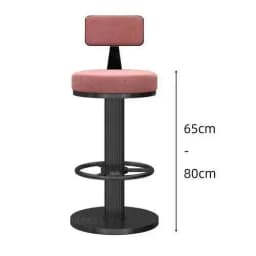 Style Nordic Metal Bar Stool Modern Telescopic High Quality Round Party Chairs White Luxury Soft Taburetes De Bar Furniture
