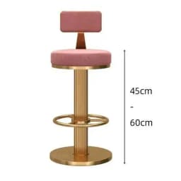 Style Nordic Metal Bar Stool Modern Telescopic High Quality Round Party Chairs White Luxury Soft Taburetes De Bar Furniture