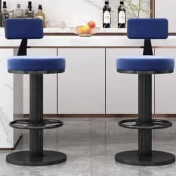 Style Nordic Metal Bar Stool Modern Telescopic High Quality Round Party Chairs White Luxury Soft Taburetes De Bar Furniture