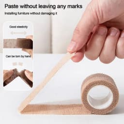 4PCS Anti-Silent Foot Pads Floor Protection Covers For Tables Chairs Anti Slip Furniture Pad Multifunctional Self-adhesive Tape
