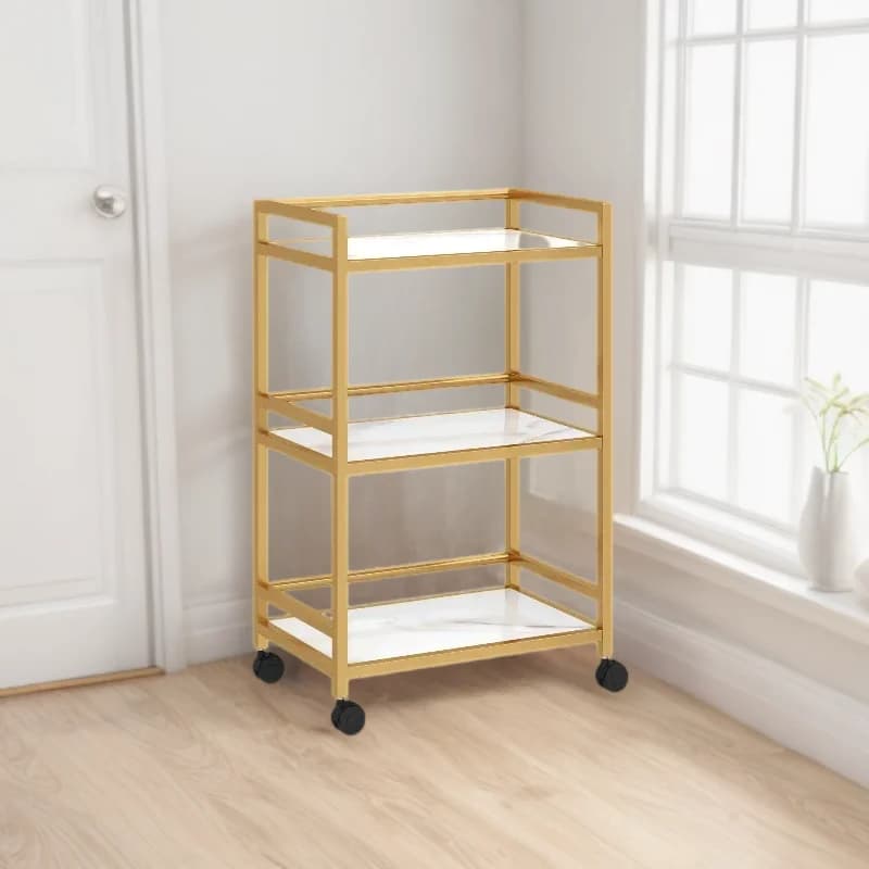 Luxury Salon Trolley Professional Barber Chariot Spa Equipment Chairs Organizers Tool Cart Mueble Con Ruedas Salon Furniture