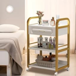 Luxury Salon Trolley Professional Barber Chariot Spa Equipment Chairs Organizers Tool Cart Mueble Con Ruedas Salon Furniture