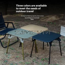 Ultralight Dual Purpose Table Outdoor Camping Portable Table Folding ABS Desktop and Aluminum Stand