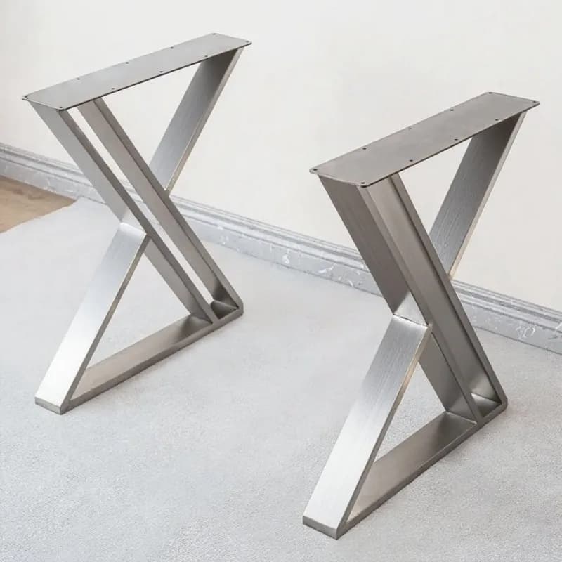 Stainless Steel Kitchen Island Table Legs Industrial Desk Supports Bar Counter Dining Parts Modern Furniture Mounting Brackets