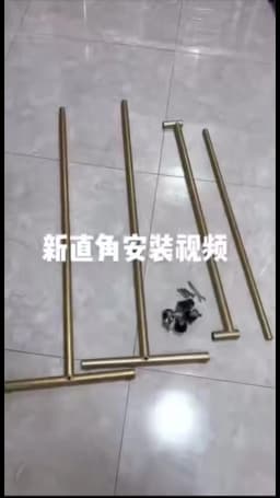 Luxury Gold Clothes Rack Iron Art Stylish Clothing Rack with 100-150CM Length for High-End Home Interior Retail Store Decoration