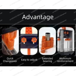 Multifunction PCB Jig Universal Test Frame Functional Test Stand FCT Jig ICT Circuit Board PCBA Tester Fixture Stroke 60MM
