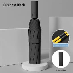 24 Bone Folding Umbrella Fully Automatic SPF 50 UV Double Bone Protection Rain Resistance Strong Wind Resitance Umbrella