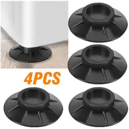 4PCS Anti Vibration Feet Pads Rubber Legs Slipstop Silent Skid Raiser Mat For Washing Machine Support Dampers Stand Non-Slip Pad