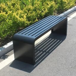 Outdoor Bench Bench Waterproof and Rust-proof Outdoor Courtyard Leisure Strip Row Chair Shopping Mall Garden Square Rest