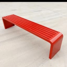 Outdoor Bench Bench Waterproof and Rust-proof Outdoor Courtyard Leisure Strip Row Chair Shopping Mall Garden Square Rest