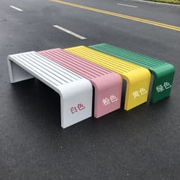 Outdoor Bench Bench Waterproof and Rust-proof Outdoor Courtyard Leisure Strip Row Chair Shopping Mall Garden Square Rest