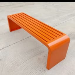 Outdoor Bench Bench Waterproof and Rust-proof Outdoor Courtyard Leisure Strip Row Chair Shopping Mall Garden Square Rest
