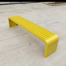 Outdoor Bench Bench Waterproof and Rust-proof Outdoor Courtyard Leisure Strip Row Chair Shopping Mall Garden Square Rest