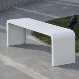 Outdoor Bench Bench Waterproof and Rust-proof Outdoor Courtyard Leisure Strip Row Chair Shopping Mall Garden Square Rest