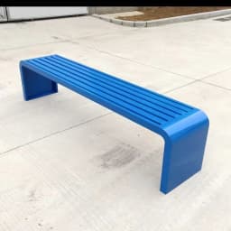 Outdoor Bench Bench Waterproof and Rust-proof Outdoor Courtyard Leisure Strip Row Chair Shopping Mall Garden Square Rest