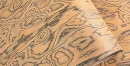 250cm×20cm Engineered Burl Wood Veneer Sheet, Exotic Wooden Veneer for Woodworking Furniture Plywood Wall Art Hotel Decoration