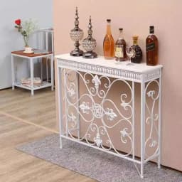 American Wrought Iron Console Table Living Room Furniture Console Tables Retro Creative Home Corridor Decoration Hallway Table